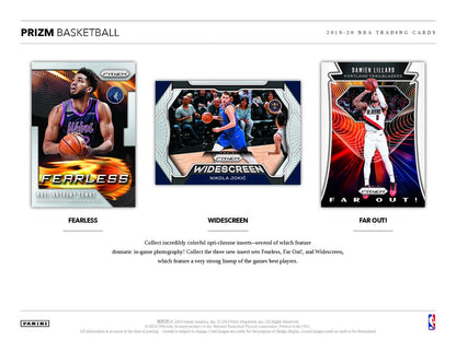 2019-20 Panini Prizm Basketball Fast Break 20 Box (Case)