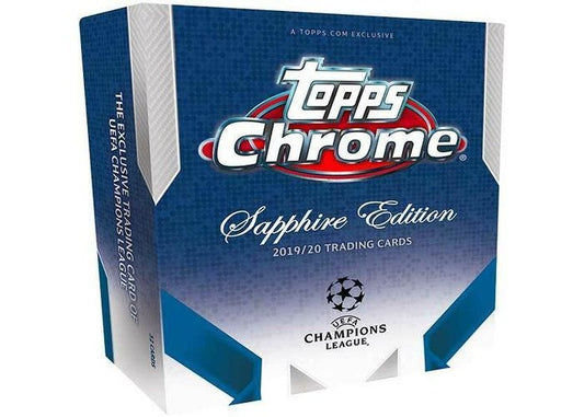 2019-20 Topps Chrome UEFA Champions League Soccer Sapphire Edition (Box)