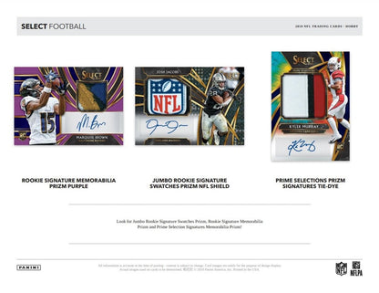 2019 Panini Select Football Hobby 12 Box (Case)