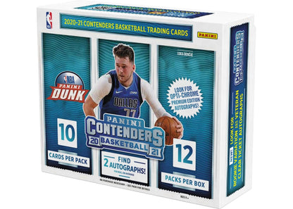 2020-21 Panini Contenders Basketball Hobby 12 Box (Case)