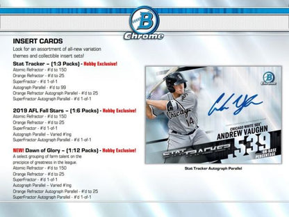 2020 Bowman Chrome Baseball Hobby (Box)