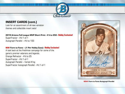 2020 Bowman Chrome Baseball Hobby (Box)