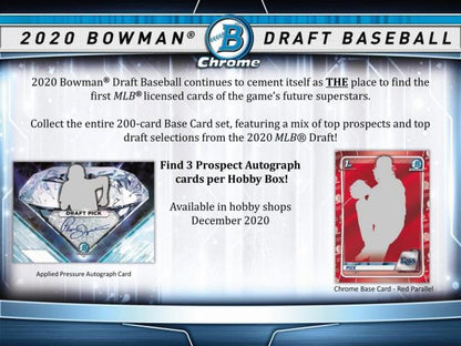 2020 Bowman Draft Baseball Jumbo (Box)