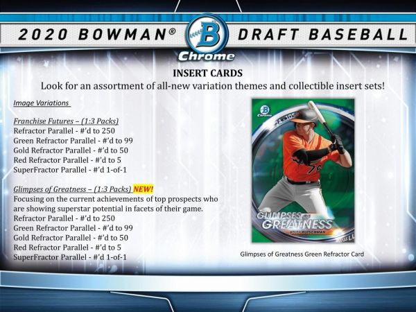 2020 Bowman Draft Baseball Jumbo (Box)