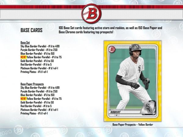 2020 Bowman Baseball Jumbo (Box)