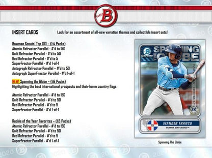 2020 Bowman Baseball Jumbo (Box)