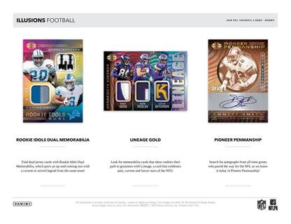 2020 Panini Illusions Football Hobby 16 Box (Case)