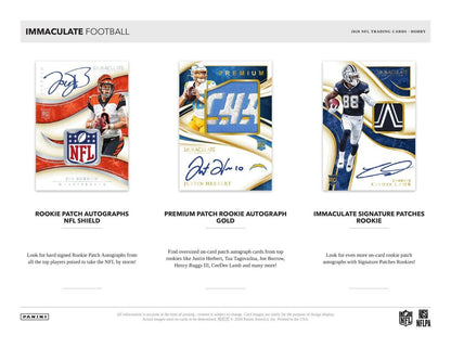 2020 Panini Immaculate Football Hobby 6 Box (Case)