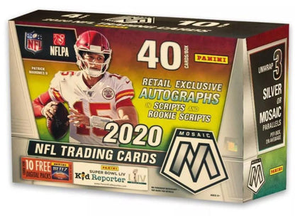 2020 Panini Mosaic Football Mega (Target)(Box)