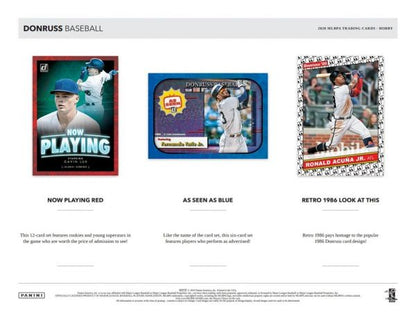 2020 Panini Donruss Baseball Hobby 16 Box (Case)