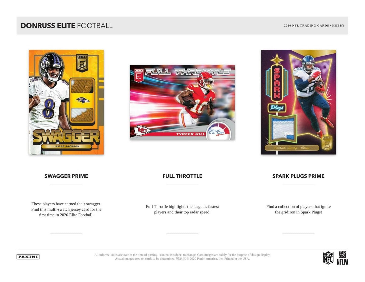 2020 Panini Elite Football Hobby 12 Box (Case)