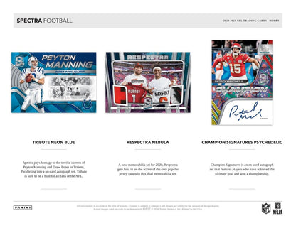 2020 Panini Spectra Football Hobby (Box)