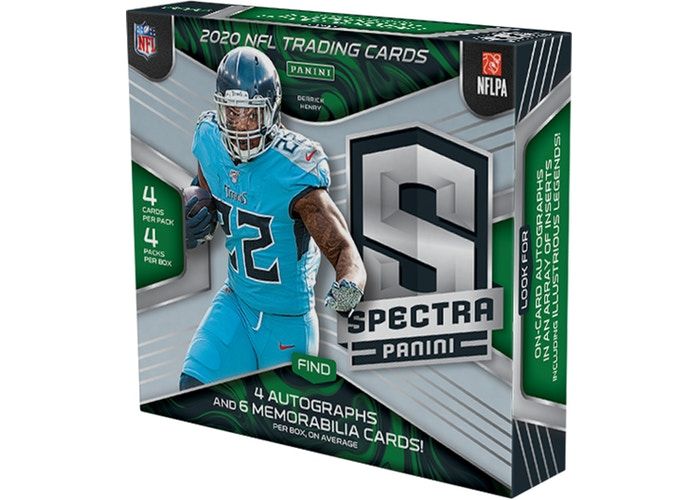 2020 Panini Spectra Football Hobby 8 Box (Case)