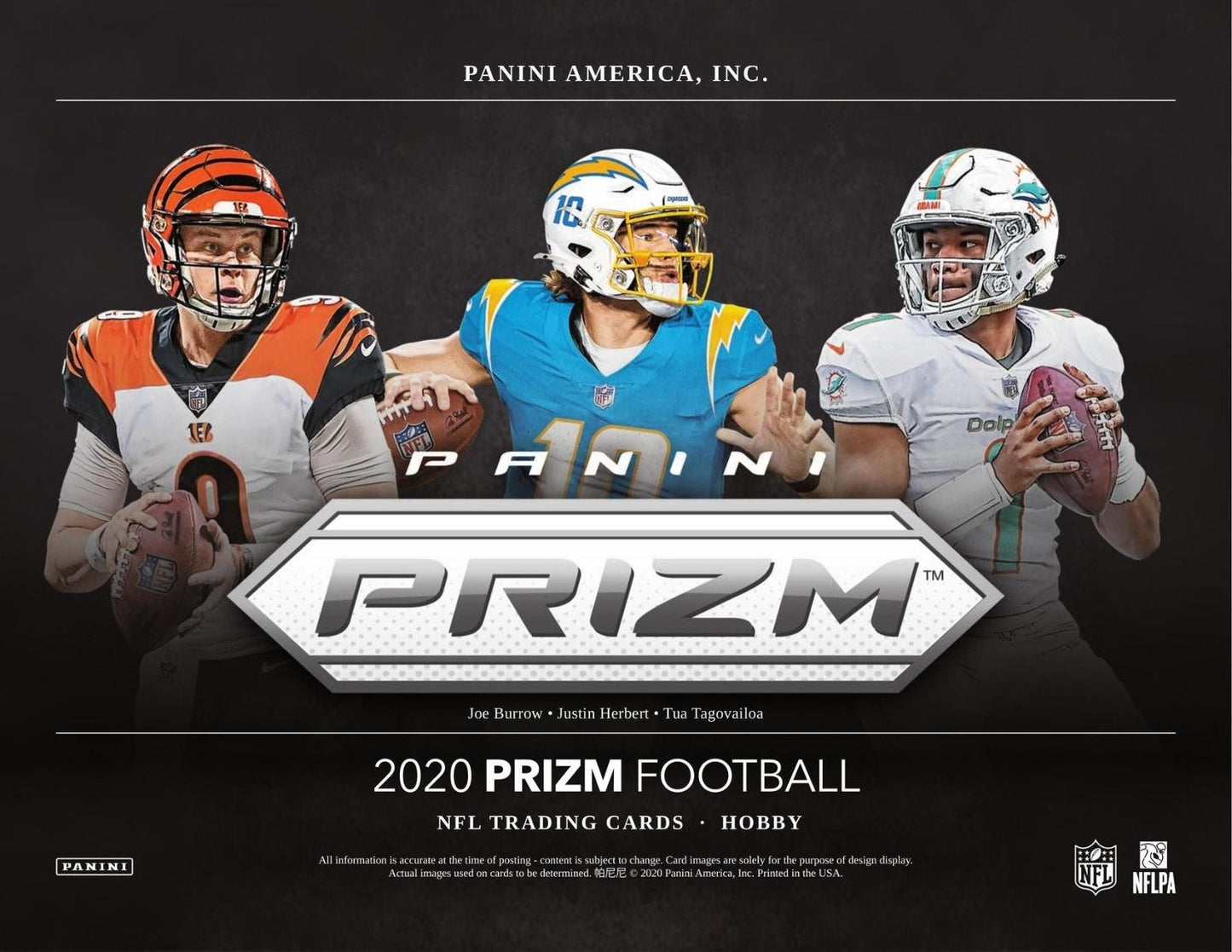 2020 Panini Prizm Football Hobby 12 Box (Case)