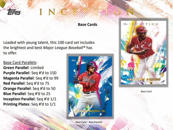 2020 Topps Inception Baseball Hobby (Box)