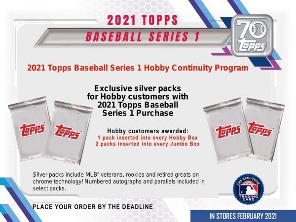 2021 Topps Series 1 Baseball Hobby 12 Box (Case)