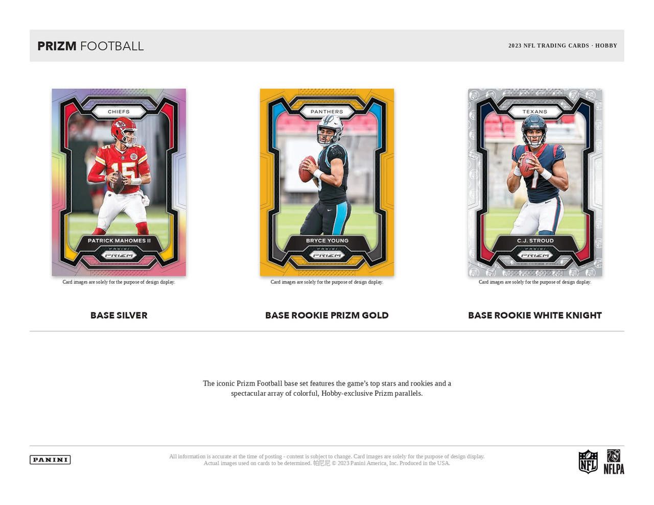 2023 PANINI PRIZM FOOTBALL HOBBY 12 BOX CASE