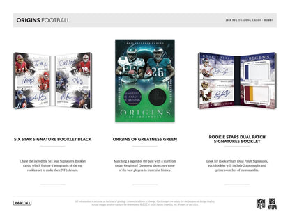 2020 Panini Origins Football Hobby 16 Box (Case)