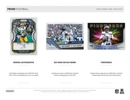 2020 Panini Prizm Tmall Football Hobby (Box)