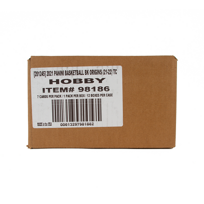 2021-22 Panini Origins Basketball Hobby 12 Box (Case)