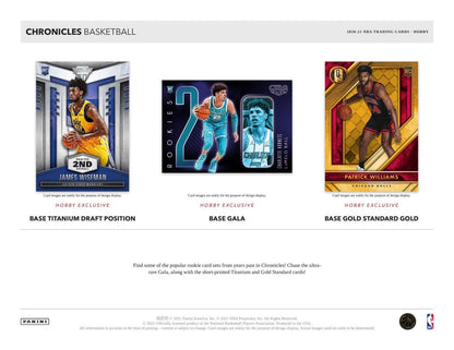 2020-21 Panini Chronicles Basketball Hobby (Box)