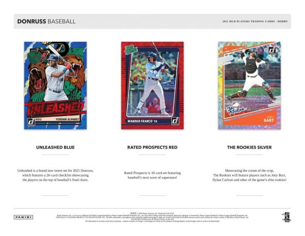 2021 Panini Donruss Baseball Hobby 16 Box (Case)