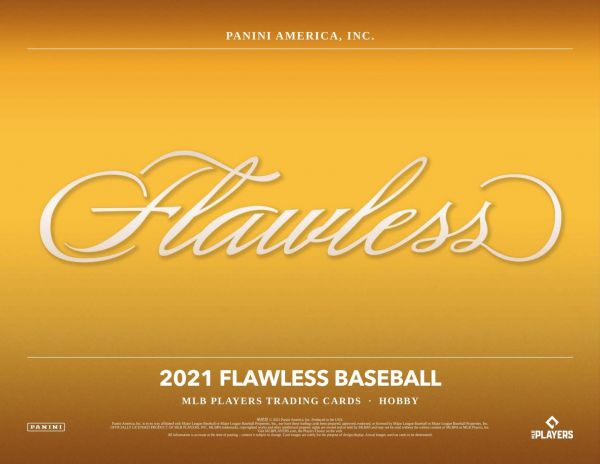 2021 Panini Flawless Baseball Hobby 2 Box (Case)