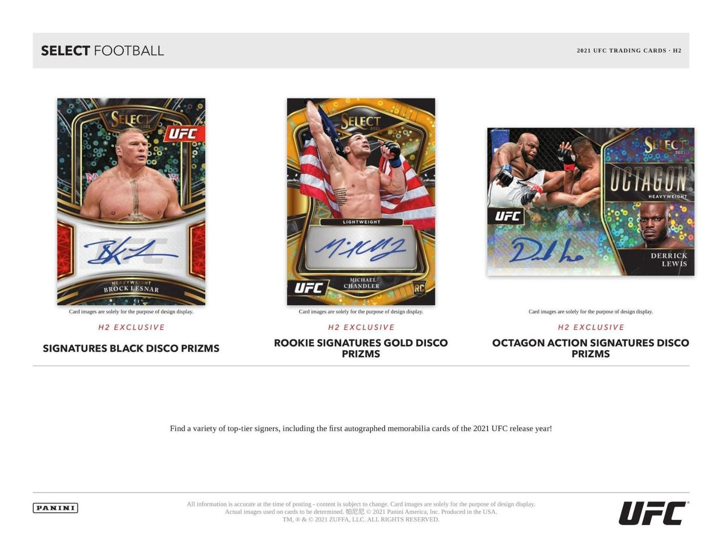 2021 Panini Select H2 Hybrid UFC Hobby (Box)