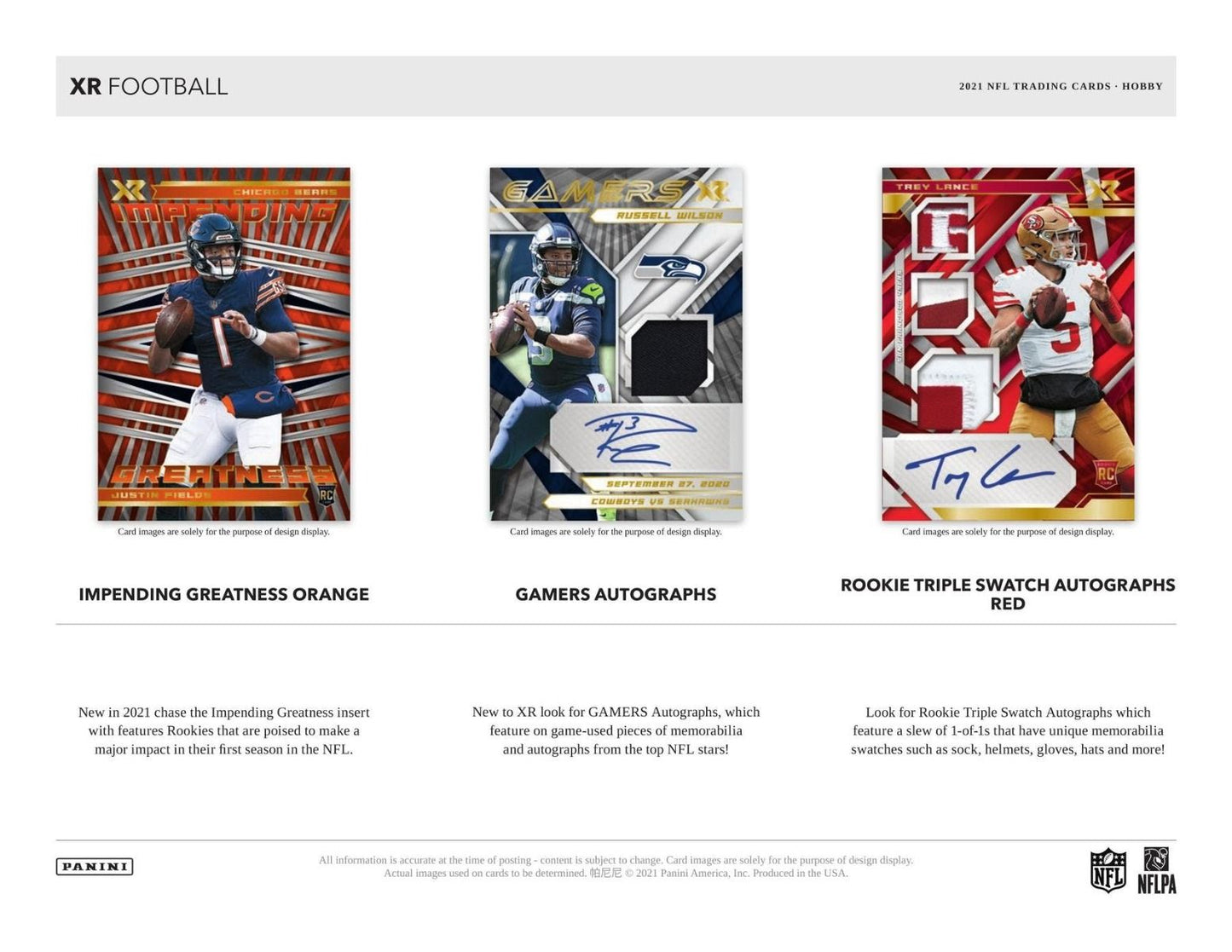 2021 Panini XR Football Hobby 14 Box (Case)