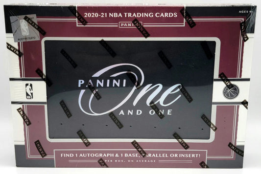 2020-21 PANINI ONE AND ONE BASKETBALL HOBBY BOX