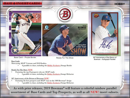 2019 Bowman Baseball Hobby (Box)