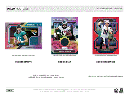 2021 Panini Prizm Football Blaster (Disco)(Target)(Box)