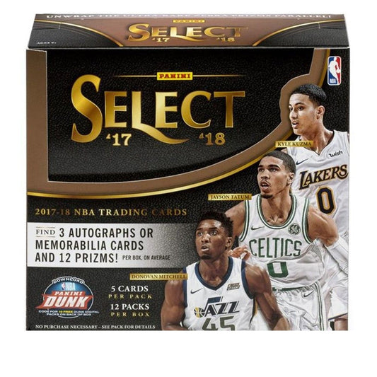 2017-18 Panini Select Basketball Hobby (Box)