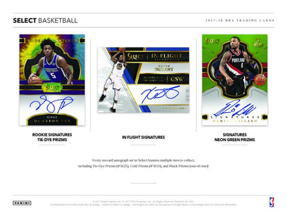 2017-18 Panini Select Basketball Hobby (Box)