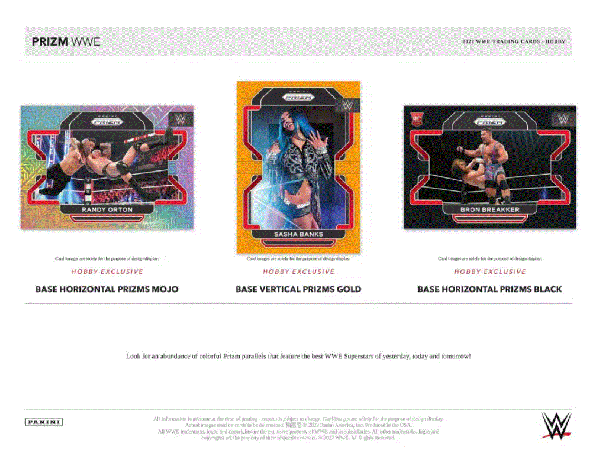 2022 Panini Prizm WWE Hobby (Box)