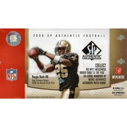 2006 Upper Deck SP Authentic Football Hobby 12 Box (Case)