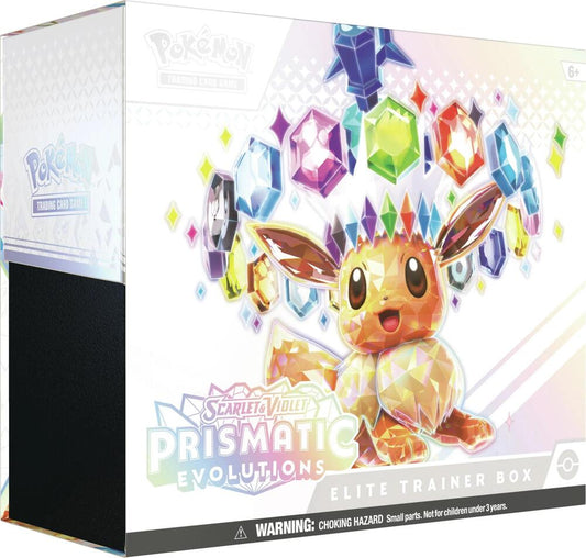 POKEMON SCARLET & VIOLET PRISMATIC EVOLUTIONS ELITE TRAINER 10 BOX CASE