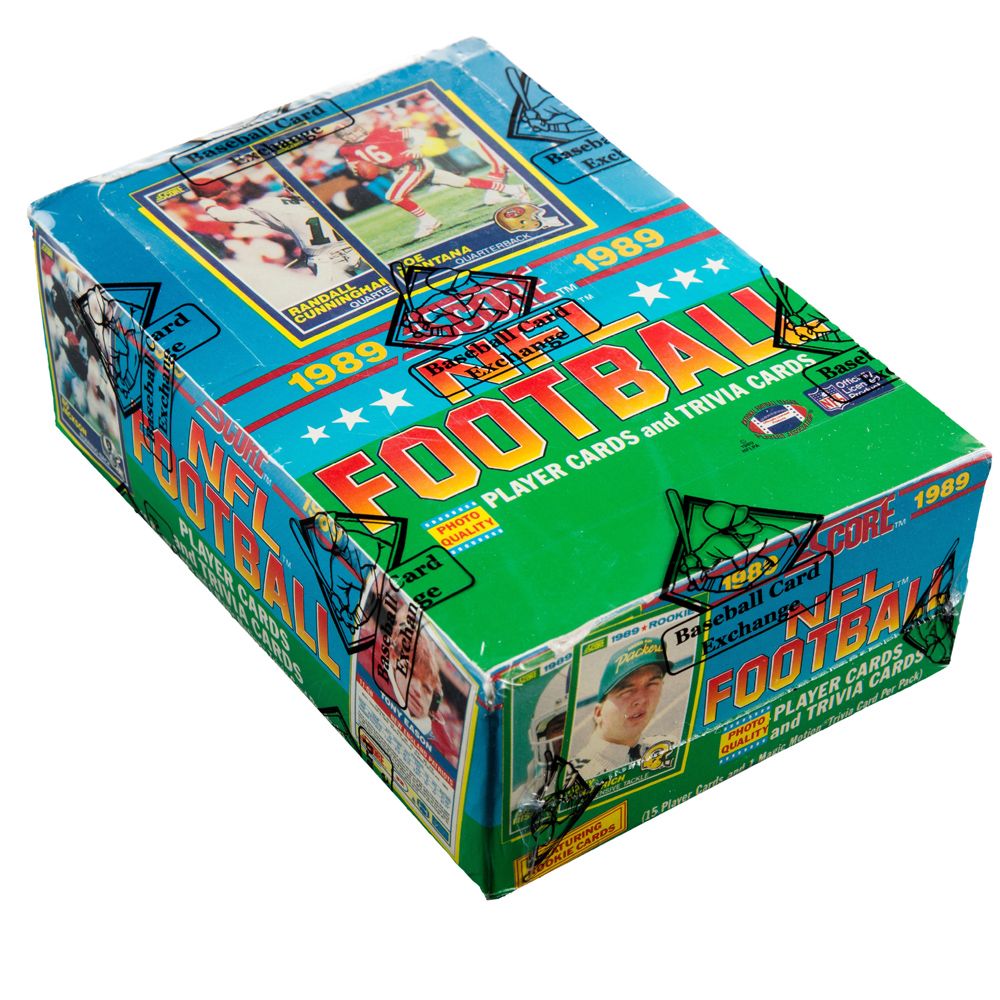 1989 Score Football Hobby (BCE Shrinkwrap)(Box)