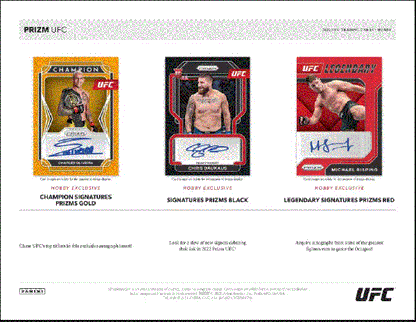 2022 Panini Prizm UFC Hobby (Box)