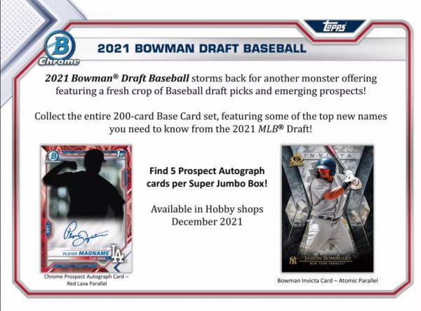 2021 Bowman Draft Baseball Super Jumbo (Box)