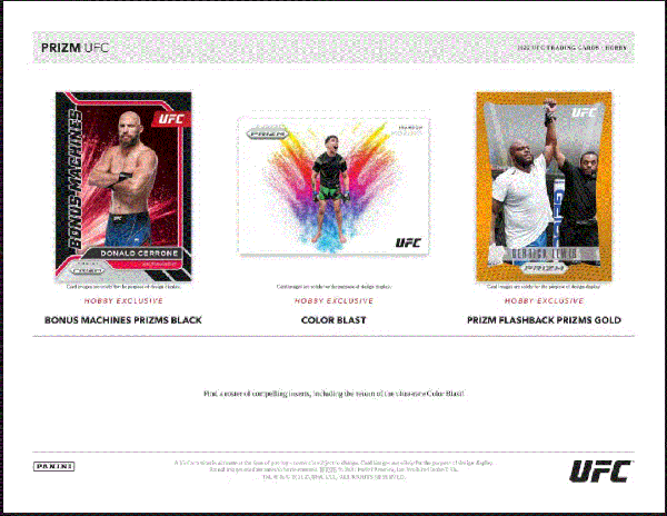 2022 Panini Prizm UFC Hobby (Box)