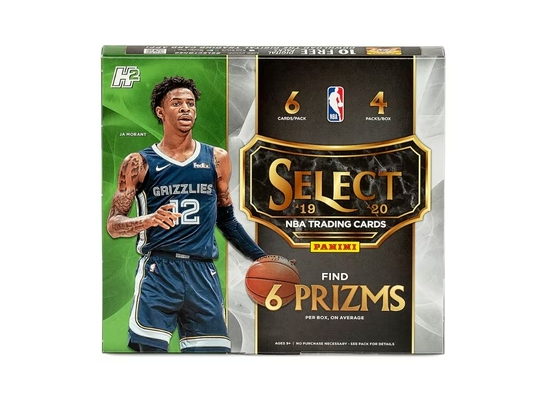 2019-20 Panini Select Basketball H2 Hobby Hybrid 20 Box (Case)