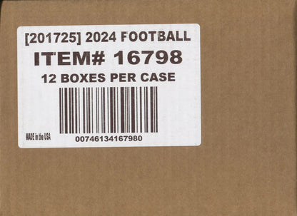 2024 PANINI ABSOLUTE FOOTBALL HOBBY 12 BOX CASE (PRESALE)