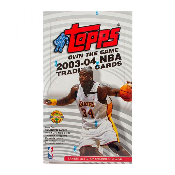 2003-04 Topps Basketball Jumbo 8 Box (Case)