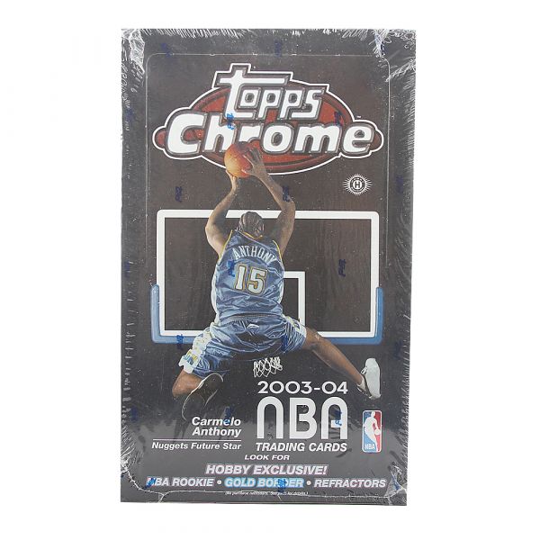 2003-04 Topps Chrome Basketball Hobby 6 Box (Case)