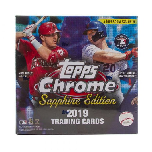 2019 Topps Chrome Baseball Sapphire Edition Hobby (Box)