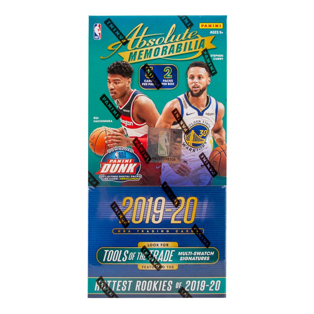 2019-20 Panini Absolute Memorabilia Basketball Hobby 10 Box (Case)