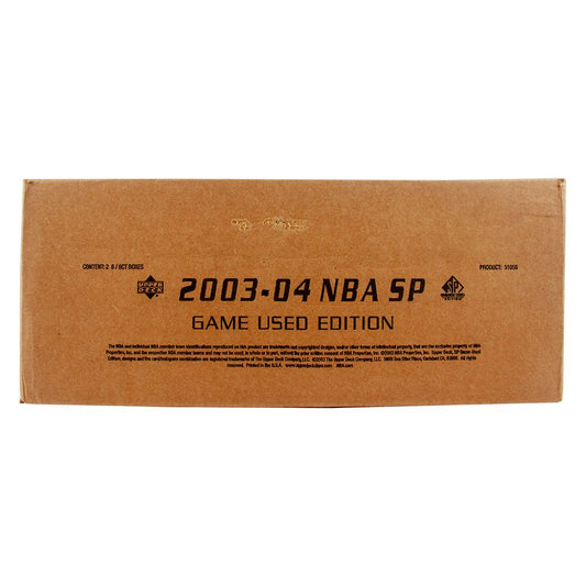 2003-04 Upper Deck SP Game Used Basketball Hobby 12 Box (Case)