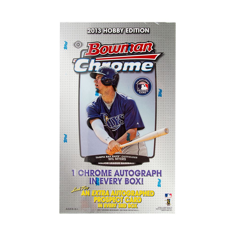 2013 Bowman Chrome Baseball Hobby 12 Box (Case)