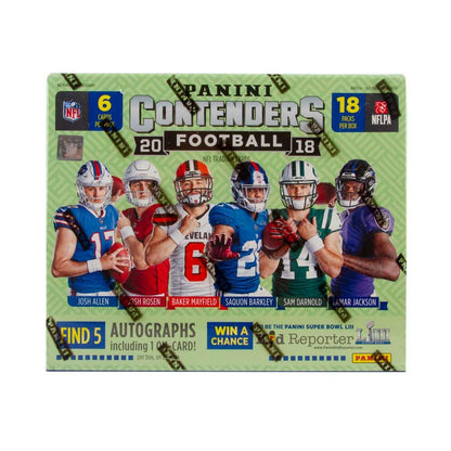 2018 Panini Contenders Football Hobby 12 Box (Case)